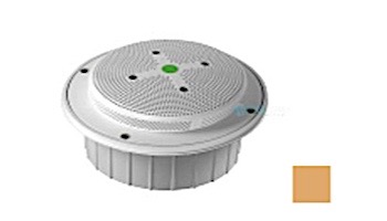 AquaStar 8" Round Hockey Puck Sumpless Suction Outlet Cover with Deep Mud Frame|Sump for Optional Secondary Drain (VGB Series) Tan | 8HP108A