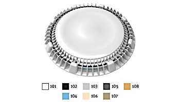 AquaStar 10" Anti-entrapment Suction Outlet Cover|Mud Frame with Vented Riser Ring (VGB Series) White | 10AVWR101