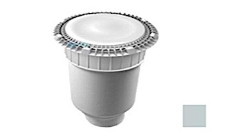 AquaStar 10" Round Suction Outlet Cover with Vented Riser Ring with Double Deep Sump Bucket with 4" Socket (VGB Series) Light Gray | 10AVWR103D