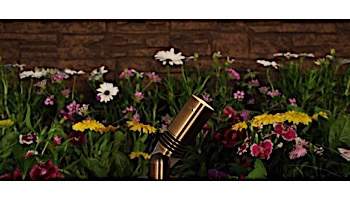 FX Luminaire CC 1 LED Up Light | Antique Bronze | Long Shroud | CC1LEDLSAB