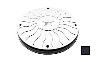 AquaStar 10" Round Debris Catcher Suction Outlet Cover and Mud Frame (VGB Series) | Black | 10LT102