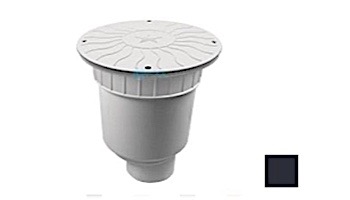 AquaStar 10" Round Debris Catcher Suction Outlet Cover with Double Deep Sump Bucket with 4" Spigot (VGB Series) Black | 10LT102C