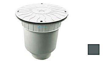 AquaStar 10" Round Debris Catcher Anti-Entrapment Suction Outlet Cover with Double Deep Sump Bucket with 4" Socket  (VGB Series) | White | 10LT101D