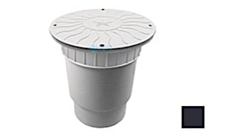 AquaStar 10" Round Debris Catcher Suction Outlet Cover with Double Deep Sump Bucket with 6" Spigot (VGB Series) Black | 10LT102E
