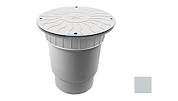AquaStar 10" Round Debris Catcher Suction Outlet Cover with Double Deep Sump Bucket with 6" Spigot (VGB Series) Light Gray | 10LT103E