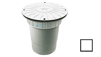AquaStar 10" Round Debris Catcher Suction Outlet Cover with Double Deep Sump Bucket with 6" Socket (VGB Series) | Black | 10LT102F