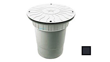 AquaStar 10" Round Debris Catcher Suction Outlet Cover with Double Deep Sump Bucket with 6" Socket (VGB Series) | Black | 10LT102F