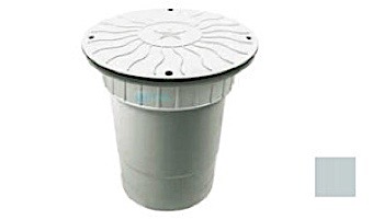 AquaStar 10" Round Debris Catcher Suction Outlet Cover with Double Deep Sump Bucket with 6" Socket  (VGB Series) | White | 10LT101F