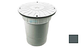 AquaStar 10" Round Debris Catcher Suction Outlet Cover with Double Deep Sump Bucket with 6" Socket  (VGB Series) | White | 10LT101F