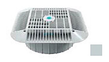AquaStar 14" Square Grate with Double Deep Mud Frame/Sump for Optional Secondary Drain (VGB Series) | Black | 914102A