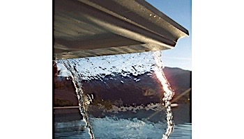 Inter-Fab T7 Complete Diving System 7' with Waterfall and LED Lighting System  | Summit Gray  | T7-NBLED-53-C