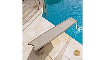 Inter-Fab T7 Complete Diving System 7' with Waterfall and LED Lighting System  | Summit Gray  | T7-NBLED-53-C