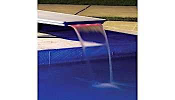 Inter-Fab T7 Complete Diving System 7' with Waterfall and LED Lighting System | Pebble | T7-NBLED-55-C