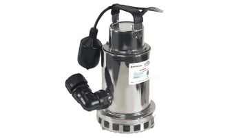 Pentair Stainless Steel Submersible Pool Service Pump | .75HP 115V 15' Power Cord | PCD-1000