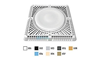AquaStar 9" Suction Outlet Cover with Vented Riser Ring | SUN9WR101