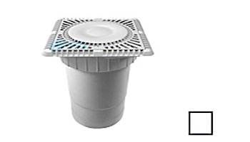AquaStar 9" Sun Grate with Riser Ring with 6" Socket | SUN9WR101F