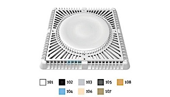 Aquastar 12" Sun Grate Suction Outlet Cover with Mud Frame | SUN12WR101
