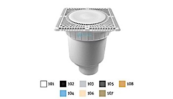 Aquastar 12" Sun Grate with Sump Bucket with 4" Spigot | SUN12WR101C