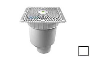 AquaStar 9" Suction Outlet Cover with 4" Spigot (VGB Series) White | P9101C