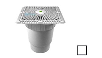 AquaStar 9" Anti-Entrapment Suction Outlet Cover with 6" Spigot (VGB Series) White | P9101E