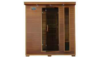 HeatWave Klondike 4-Person Cedar Infrared Sauna with 9 Heaters | SA1318