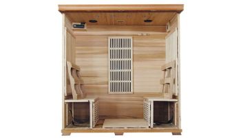 HeatWave Klondike 4-Person Cedar Infrared Sauna with 9 Heaters | SA1318