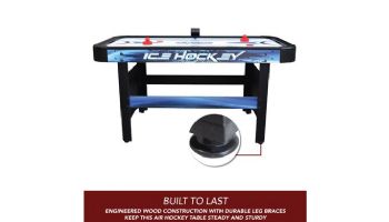 Hathaway Face-Off 5-Foot Air Hockey Table with LED Scoring | NG1009H BG1009H