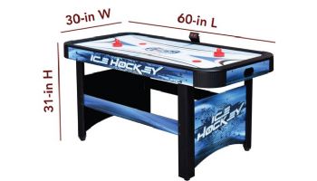 Hathaway Face-Off 5-Foot Air Hockey Table with LED Scoring | NG1009H BG1009H