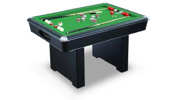 Hathaway Renegade 54-In Bumper Pool Table | Slate | Black with Green Felt | NG2404PG BG2404PG