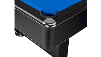 Hathaway Hustler 7-Ft. Pool Table with Ball Return | Black with Blue Felt | NG2515PB BG2515PB