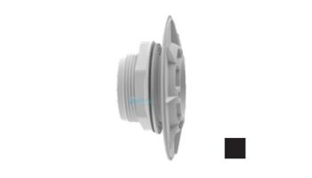 AquaStar 6" Bulkhead Adapter, 2.5" Thread, 2" Socket, with Gaskets and Locking Nut for Fiberglass/Steel | Black | 6HA25T20S102