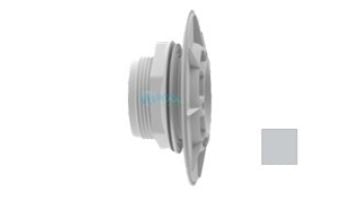 AquaStar 6" Bulkhead Adapter, 2.5 " Thread, 2" Socket, with Gaskets and Locking Nut for Fiberglass/Steel | White | 6HA25T20S101