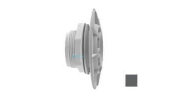 AquaStar 6" Bulkhead Adapter, 2.5" Thread, 2" Socket, with Gaskets and Locking Nut for Fiberglass/Steel | Dark Gray | 6HA25T20S105