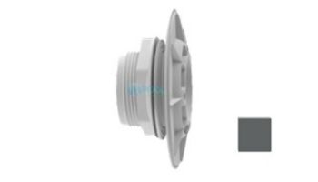 AquaStar 6" Bulkhead Adapter, 2.5 " Thread, 2" Socket, with Gaskets and Locking Nut for Fiberglass/Steel | White | 6HA25T20S101