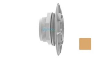 AquaStar 6" Bulkhead Adapter, 2.5 " Thread, 2" Socket, with Gaskets and Locking Nut for Fiberglass/Steel | White | 6HA25T20S101