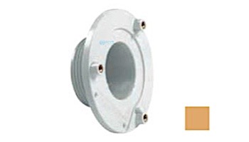 AquaStar 4" Retrofit Sumpless Bulkhead Fitting with Extended 1 1/2" MPT | Tan | RE415T108
