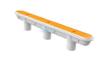 AquaStar 32" PVC Channel Drain 3 Port Sump Only with Plaster Shield (VGB Series) | White | 32CDP101 32CDPK101