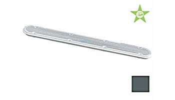 AquaStar 32" Channel Drain Pinhole Anti-Entrapment Suction Outlet Cover with Mud Frame | Dark Gray | 32CDPHFR105