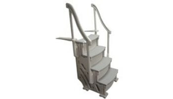 Confer Plastics Confer Curve Above Ground In Pool Step | Warm Gray | CCX-AG