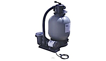 Blue Star 19" Sand Filter and Pump System with Valve, Hoses, and Fittings | AG-PE-100005