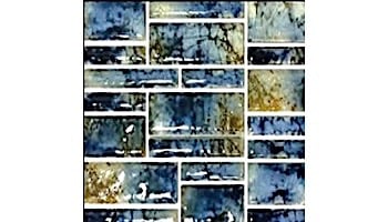 Fujiwa Tile Pilos Random Pattern Series | Autumn Blue | PILOS-402