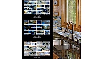 Fujiwa Tile Pilos Random Pattern Series | Summer Blue | PILOS-404