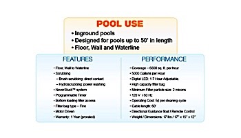 Aquabot Elite RC Robotic Pool Cleaner with Remote Control  | ABELTRC