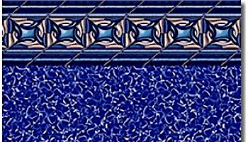 Pacific Diamond 15'x25' Oval | Standard Gauge Unibead 52" Tall | J-Hook Style Liner NL948033 | LI152552PDU