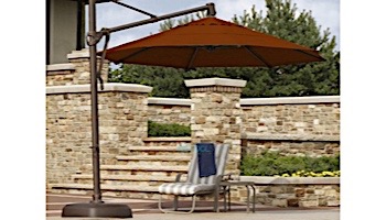 Bimini Cantilever Umbrella | 11ft Octagon | Terra Cotta Olefin | NU5255
