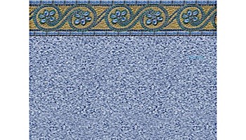 Rolling Rock 8'x12' Oval | Heavy Gauge Unibead 52" Tall | J-Hook Style Liner NL561-25 | LI81252RRU25
