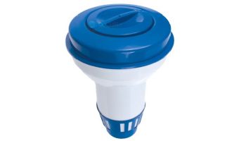 Blue & White High Capacity Floating Chlorinator Dispenser for 3" Tabs  | 58470-110-700