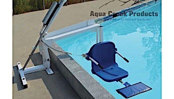 Aqua Creek Permanent Pro Pool Lift Extended Reach with Anchor | F-004PLB-XR