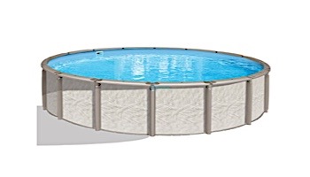 Azor 15' Round 54" Tall Pool with Skimmer | Pool Only | PAZO-1554RRRRRRI10