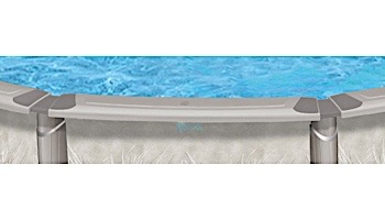 Azor 18'X33' Oval 54" Tall Pool with Skimmer | Pool Only | PAZO-YE183354RRRRRRI10